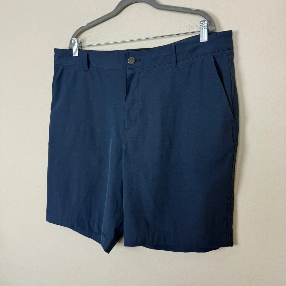 Faherty Men’s All Day 9” Shorts | Dark Blue Nights | Size 38”